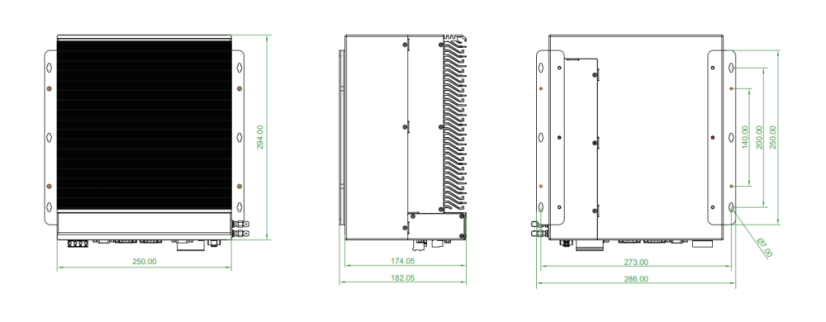 IniPC-Z Dual – rozměry