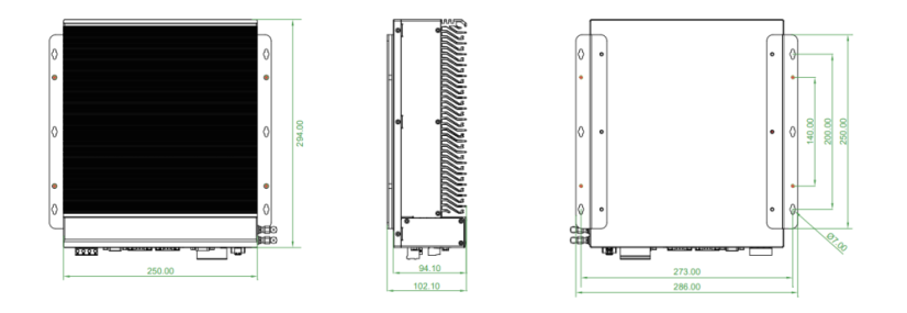 IniPC-Z Standard – rozměry